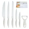 Venta Caliente de Fábrica Mango de Acero Inoxidable para Chile Juego de Cuchillos de Chef de Seis Piezas Cuchillo para Pan Cuchillo para Frutas Cuchillo de Cocina para el Hogar