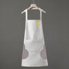 Avental Impermeável, Moda para Cozinha Doméstica Catering Roupa de Trabalho, à Prova de Óleo e Manchas, Avental Popular Sem Mangas para Adultos para Uso Doméstico Feminino