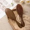 Peine ovalado portátil con cojín de aire personalizado y púas finas para dar volumen al cabello, peine con airbag para el cuero cabelludo para masaje de meridianos, con grabado