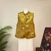 [Li] Nuevo chaleco retro de estilo chino con cuello alto, colección otoño 2026, chaleco holgado y adelgazante para mujer