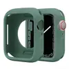 Adecuado para Estuche Protector Apple Watch Generaciones 1-10 Estuche Protector de Silicona Color Caramelo Estuche para Reloj S10 Ultra2