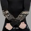 Proteção solar para andar de moto Harley manga longa de seda gelada montanhismo ao ar livre pesca manga de gelo tatuagem esportiva proteção de flor manga de braço