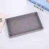 Bandeja de Joias Bandeja de Exibição de Joias Veludo Bege Exibição de Brincos Gaveta à Prova de Poeira Acessórios de Armazenamento Caixa de Armazenamento de Joias