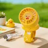 Nuevo Reloj de Estudiante Lindo de Dibujos Animados con Ventilador de Carga, Regalo del Día del Niño, Ventilador Eléctrico de Muñeca Portátil para Exteriores