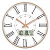 Reloj de Pared para el Hogar con Hora Automática Reloj Moderno para Sala de Estar Reloj de Pared con Calendario Perpetuo para Dormitorio Reloj de Pared Sencillo para el Hogar sin Perforaciones