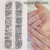 Decorações para Unhas Estilo Misto Celebridade da Internet Estilo Quente Resina Fundo Plano Strass Irregulares Tamanho Mini Pequeno Acessórios de Strass para Unhas de Acrílico
