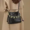 Bolsa Saco Feminina 2026 Novo Estilo Bolsa Feminina Couro Genuíno Bolsa de Ombro Transversal Bolsa de Mão de Luxo Bolsa de Corrente