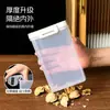 Pote de Armazenamento à Prova de Umidade para Grãos de Cozinha Transparente para Grãos de Café Chá Pote Selado Plástico Quadrado para Alimentos Pote para Manter Fresco