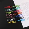 Hebilla de Puerta en Forma de U de 33 mm Llavero con Broche de Langosta de 14 mm Colgante Decorativo para Bolso de Muñeca DIY Colgante de Metal Colorido