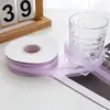 Fita de Malha Cetim Média Fita Inglesa Fita para Embalagem de Buquê Floral Amarração de Bolo Materiais Florais Atacado DIY