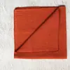 Algodón Slub Transfronterizo Borde Cerrado Tela para Servilletas Boca Tela Fiesta Festiva Tela para Boca Gourmet Decoración de Mesa Venta Caliente Fabricantes