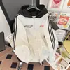 Sudadera con Capucha Patchwork Retro de Tres Rayas para Hombre y Mujer, Nueva Chaqueta de Béisbol con Cremallera Cardigan Abrigo Otoño/Invierno 2026