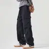 Pantalones de Trabajo Franceses para Hombre Invierno Más Terciopelo 2026 Nuevo Rectos Sueltos Seda de Hielo Pantalones Casuales para Hombre Primavera Verano Otoño