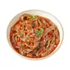 Macarrão de Trigo Sarraceno com Tendão de Boi Suixiaoer 210g/7 Pacotes Sem Cozinhar Trava Fresca Molho de Gergelim Óleo Vermelho Pronto para Comer Lanche Instantâneo Conveniente