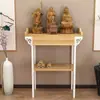 Mesa de Altar para el Hogar, Santuario de Buda, Mesa de Ofrendas para el Dios de la Riqueza, Gabinete de Madera, Mesa de Ofrendas, Mesa para Incienso, Diseño Moderno Sencillo