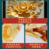 Pegatinas de Vidrio de Pez Koi Dorado y Loto para Cocina y Baño, Pegatinas Estáticas para Puertas de Inodoro, Decoración para Inauguración de Casa