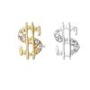 Joias Novas para Manicure Manicure de Dólar com Diamante Dinheiro Diamante Estéreo Metal Inserido com Diamante Unha Diamante Joias de Unha Vestíveis Fábrica