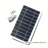 Painel Solar Xiangri Venda Quente Transfronteiriça 5V2W6V Carregador Solar USB à Prova d'Água para Exterior