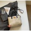 Bolsa Bucket Casual de Moda de Nicho Transfronteiriça Estilo Novo Inverno 2026 Bolsa de Ombro Simples Versátil com Toque de Luxo Bolsa Feminina Tendência