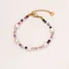 Pulsera de Piedra Ágata Natural y Perla de Agua Dulce, Fresca y Dulce, Moderna, de Alta Gama, Versátil, Pulsera Elegante, Joyería de Mano de Hada