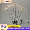 Adereços de decoração de casamento: Luzes de Solo Fogos de Artifício de 5 Cabeças, Decoração de Atmosfera de Palco Brilhante para Casamento, Luzes Guia de Caminho Borboleta