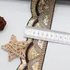 Encaje Bordado Étnico Retro Nuevo de 5.3CM de Ancho para Ropa Hecha a Mano DIY, Puños de Ropa, Dobladillos de Falda, Accesorios, Materiales