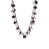 Estilo suelo de desecho cáscara de coco primitiva collar multicapa estilo étnico bohemio cadena de suéter apilada de hilo hecho a mano accesorios