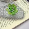Coreia do Sul Mesmo Estilo Flor de Lantejoula Flor de Sapato Brilho Diamante Miçanga Feita à Mão Estilo Coreano Doce Alto Senso Flor Decorativa para Sapato Joia de Sapato