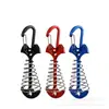 Clavos de espina de pescado con resorte para huecos de terrazas exteriores, Clavos para fijar tablas de madera a tiendas de campaña, Pinzas con forma de ancla para cuerdas para camping y uso en exteriores