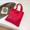 Bolsa Tote de Lona Cor Sólida Casual para o Trabalho Feminina de Grande Capacidade Personalidade com Alça de Mão e Ombro Estilo Relaxado de Estudante Moda