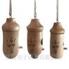 Nuevo producto transfronterizo casa de madera para nidos de pájaros bricolaje artesanías de madera decoración de patio comedero para pájaros colgante para exteriores Casa para Colibríes