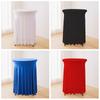 Funda de mesa elástica personalizada de fábrica funda de mesa de cóctel funda de mesa rectangular elástica para reuniones al aire libre mantel elástico para mesa