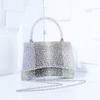 Cross-border nova bolsa de noite de alta qualidade strass gradiente cor comércio exterior bolsa feminina bolsa de banquete bolsa de banquete bolsa de corrente