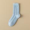 Calcetines de Cachemira para Mujer, Otoño e Invierno, de Media Pantorrilla, Forrados de Felpa, Engrosados, Cálidos, Color Sólido, Calcetines Slouch de Lana, Calcetines Largos Gruesos, Calcetines de Maternidad para Mujer