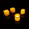 Vela Electrónica Beige Explosiva Mini Vela Lámpara de Vela de Simulación Protección Ambiental Sin Fuego Adornos Creativos para Rituales