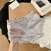Braguitas de Encaje de Malla Puramente Sexys y Atractivas para Mujer, Calzones Semi-Transparentes de Cintura Media, Algodón para Mujer con Entrepierna Extendida y Lazo