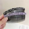 Peine para Recoger el Cabello Suelto, Peine de Cabello con Pedrería, Pinza para Flequillo Llena de Diamantes, Peine de Cabello Colorido, Pasador, Pinza para Pasador, Accesorio para el Cabello