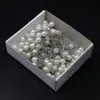 Alfinetes de Pérola para Fixar Vestido de Casamento 8*60mm Branco Pérola Branco Marfim Extra-Longos Tecido Grosso Patchwork Alfinetes de Posicionamento Pérolas de Cabeça Grande