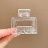 2026 Nuevo Modelo Pinza de Garra Simple Versátil Mate Accesorio Elegante para el Cabello para Peinado de Moño Pinza Tiburón Pasador de Moda Tocado