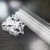Haste de suporte para buquê, haste de suporte reforçada para balões, tubo acessório de plástico transparente, bastão de cabo estendido, bastão de suporte