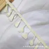 Renda de franja para vassoura de alta qualidade, 4,5 cm, poliéster-algodão, em estoque, para decoração de roupas, têxteis para casa, toalhas de mesa, barras de saia e acessórios