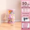 Tubo de Armazenamento de Boneca de Pelúcia Espessa Transparente Grande Capacidade Boneca Boneca Artefato Balde de Armazenamento de Brinquedo Infantil