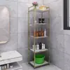 Estantería de Almacenamiento para Baño Jub de Pie para Esquina del Baño Estantería de Almacenamiento para Esquina del Inodoro del Hogar Cocina