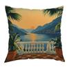 Funda de almohada para planta de dropshipping transfronterizo, felpa corta, bohemia, Morandi, funda de cojín, funda de almohada decorativa Ins