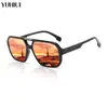 Nuevas Gafas de Sol Polarizadas para Hombre, Versátiles para el Uso Diario, Gafas de Sol Coloridas para Conducir, Tendencia Transfronteriza de Gafas de Sol Retro Modernas