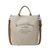 Bolso Cubo Estampado con Letras de Gran Capacidad Moda Verano 2024 Nuevo Personalizado Casual Grueso Cruzado al Hombro