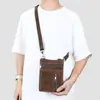 Marant Bolsa Cruzada de Hombro para Hombre Transfronteriza Cuero Genuino Cinturón de Uso Retro para Hombre Bolso de Cintura para Teléfono Móvil de Cuero Crazy Horse Bolsa Cruzada