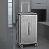 Venda Direta de Fábrica Malas de Viagem com Zíper à Prova de Explosão de Camada Dupla Personalizadas Estojo de Bagagem 20 polegadas Grande Capacidade Bagagem de Mão com Pedido Mínimo de Uma Peça 24