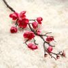 Simulación de flor de ciruelo, dulce de invierno chino, decoración del hogar, arreglo floral, rama de ciruelo pastoral, accesorios suaves, flores falsas, fábrica al por mayor