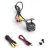 Cámara Mp5 para Coche de Alta Definición Cámara Universal de Imagen de Reversa para Coche con 4 Luces, 8 Luces, 12 Luces, Visión Nocturna, Visión Nocturna de Alta Definición, Gran Angular